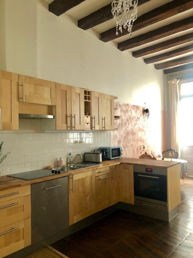 Charme D'Ancien Au Coeur De Vieux-Tours Apartment ภายนอก รูปภาพ